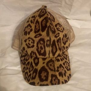 Leopard print women’s hat